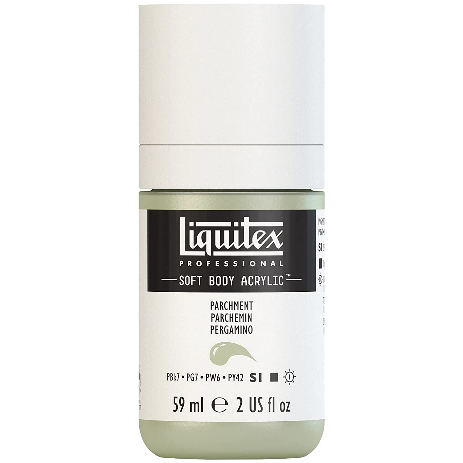 Liquitex Acrylic Paint, Parchment, 59 ml (Pack of 1)