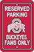 NCAA Ohio State Buckeyes 12-by-18 inch Plastic Parking Sign