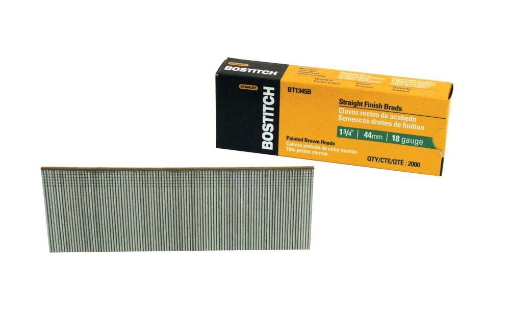 Stanley Bostitch BT1345B Pneumatic Brad Nails-1-3/4" 18G BRAD