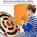 WIn SPORTS Toy Foam Axe Throwing Game - Indoor Outdoor Target Game,Includes Two Foam Axes, One 26” Easy Fold Target and A Carry Bag