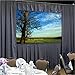 Da-Lite College Office Velour Fast-Fold Drapery Presentation Kits Deluxe Frames With Skirt Bar 9