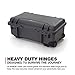 Nanuk Wheeled Series 935 Lightweight NK-7 Resin Waterproof Protective Case with Foam for DSLR Camera, 3 Lenses, Flash, Graphite