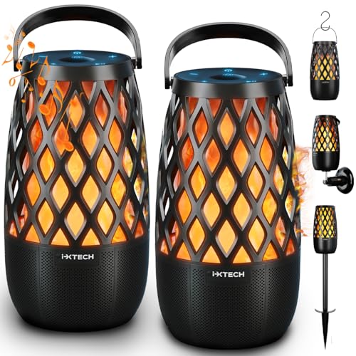 IXTECH Outdoor Bluetooth Speaker Waterproof Wireless Portable Speaker with LED