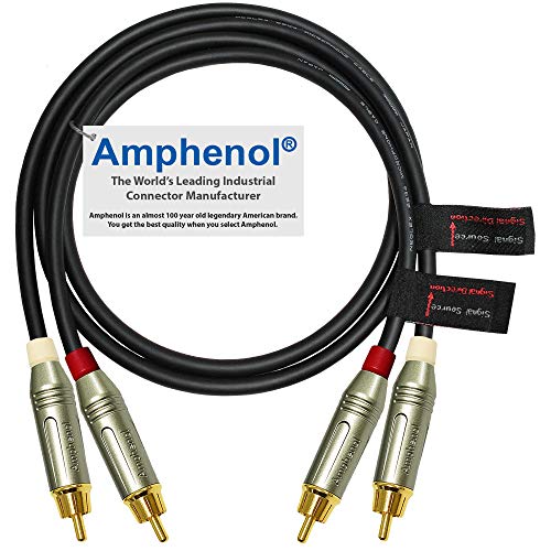 2.5 Foot – Directional Quad High-Definition Audio Interconnect Cable Pair Custom Made