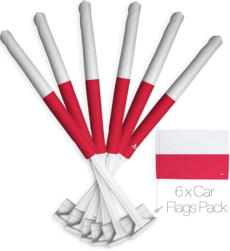 Miniatura 82 de Bandera de Estados Unidos con poste para coche, bandera para carros, 2 unidades, bandera de América, capó para auto, 4 de julio, decoración