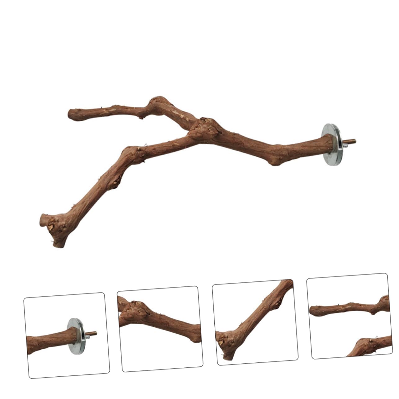 BESPORTBLE 3pezzi Barra Di Allenamento Per Uccelli Legno Giocattolo Per Pappagalli Con Trespolo Per Attività Fisica Accessorio Per La Noia Gabbia Facile Da Installare Stile Random