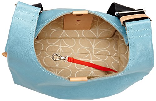 Image of Orla Kiely Embossed Flower Leather Midi Sling Bag