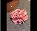 Anleolife Fabric Pink Flower Hair Clips Corsage Brooch Hairpins/Hair Barrettes For Women Headwear 6pcs/lot(pink)