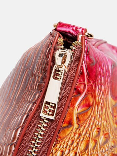 Image of Makcr Joacbv Women Purse Satchel Bag Long Crossbody Classy Tote Bag Top Handle Vegan Leather Ladies Handbags Embossed Pattern