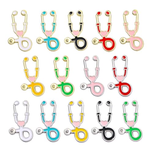 Adfuenom Nurse Brooch Estetoscopio Pins