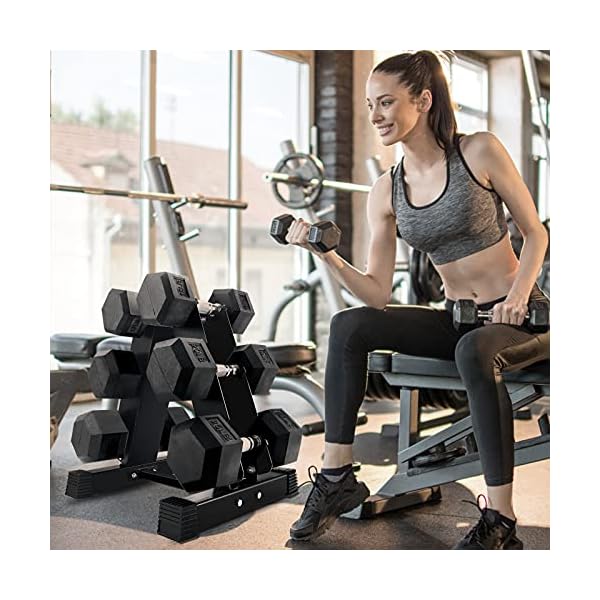 Uprimu-3-Tier-Dumbbell-Weight-Rack-A-Frame-Dumbbell-Storage-Rack-220-LB-Capacity-Set-For-Home-Gym-Exercise-Strength-Training Uprimu 3 Tier Dumbbell Weight Rack, A-Frame Dumbbell Storage Rack ,220 LB Capacity Set For Home Gym Exercise Strength Training