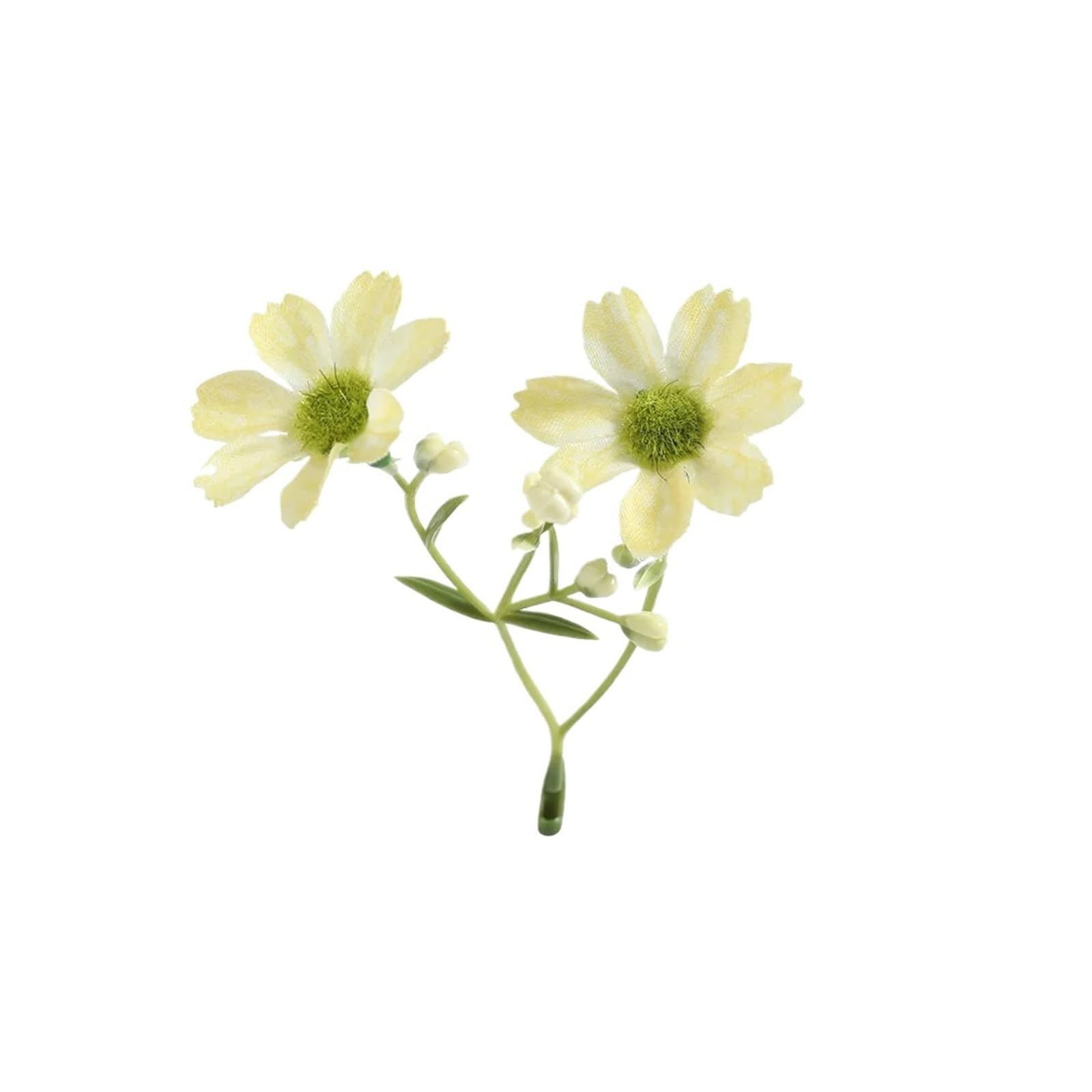 Casetlong 10/20Pcs Artificial Flowers 10CM Fake Flower For Ornament Home Decor Wedding Decoration DIY Accessory(Light Green,20Pcs)