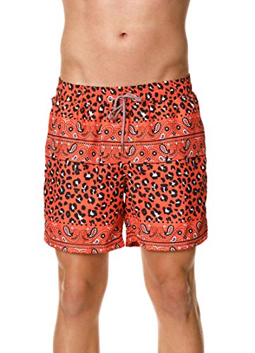 Maaji mens Swim Trunks, Red, Medium US