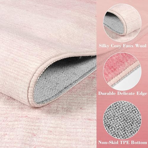 Wonnitar Modern Ombre Washable 4X6 Rug thumb #1