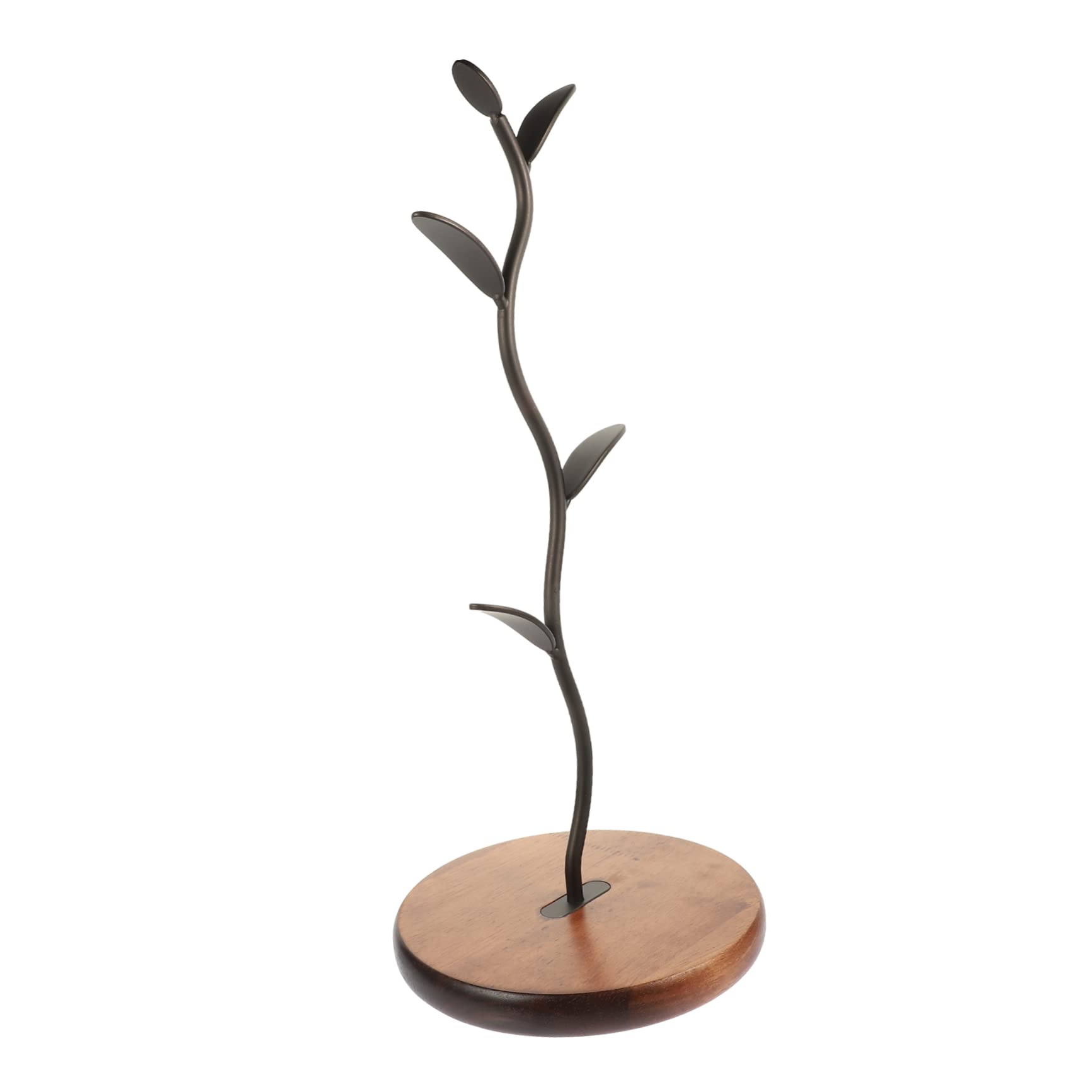 TOPBATHY Portavasos de Café en Forma de Árbol de Madera E Hierro | Estilo Americano Rústico, Acabado Resistente y Ventilado, para Cocina Doméstica Restaurante