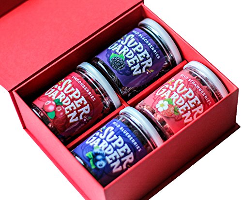 Supergarden caja de regalo Wild Berries - Bayas y frutas liofilizadas -...