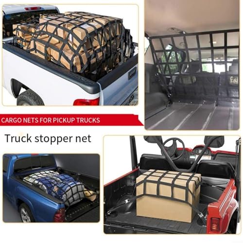 Filet de chargement robuste pour camion en maille polyester de qualité - 7