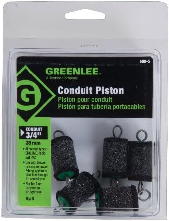 Greenlee 609-5 Piston For 3/4 Conduit, 5 Pack Model: 609-5