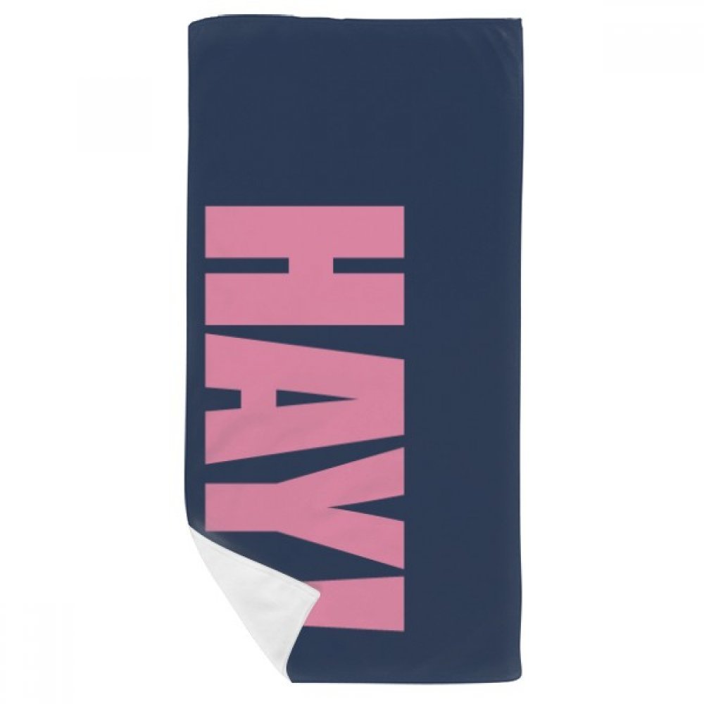 Débarbouillette 35x70cm serviette douce visage bain multicolore