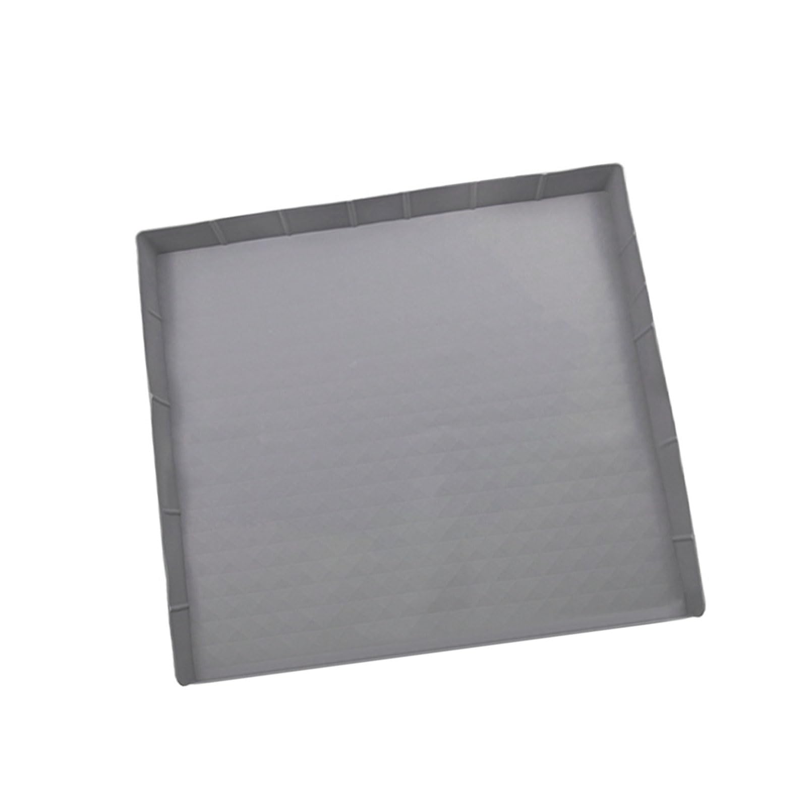 Kalttoy Refrigerator Protective Silicone Mats 23.62x23.62in with Raised Border and Easy Maintenance Silicone Texture for Fridge MultiPurpose Mats