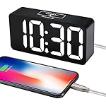 DreamSky Plug-In LED Bedside Alarm Clock