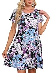 G-purple Blue Floral