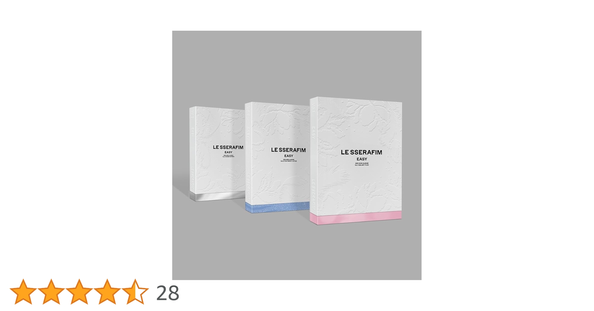 Amazon.co.jp: ルセラフィム LE SSERAFIM - EASY (3rdミニ