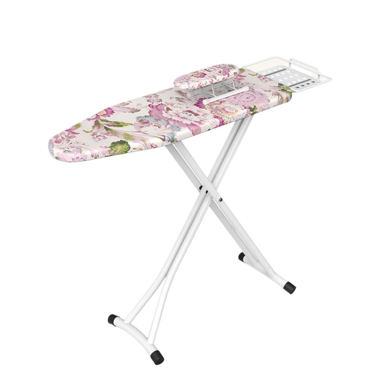ASSE da Stiro Verticale Pieghevole con Poggiaferro A Vapore, Supporto da Stiro Antiscivolo Superficie da Stiro (39''*13'')(Style1)