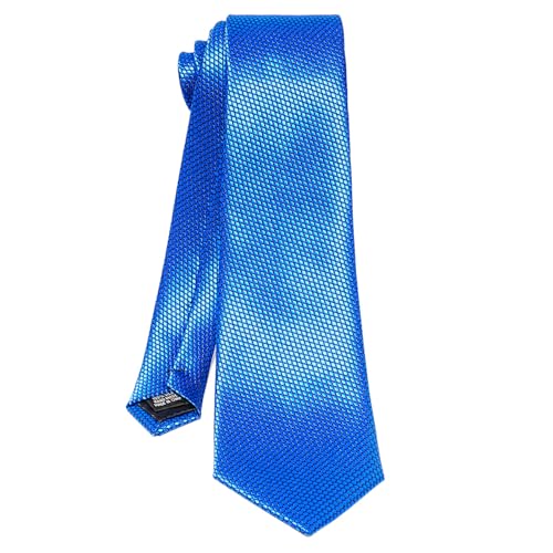 Image of 5PCS Mens Silk Designer Tie, Pocket Square, Cufflinks, Drilled Tie Ring and Lapel Pin Set for Wedding Groom Party