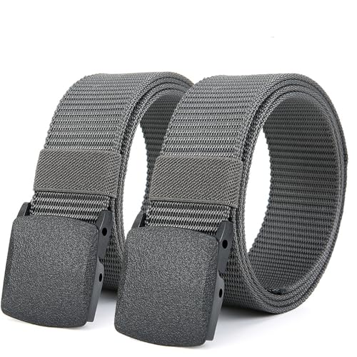 Belt Men's Quality Nylon Durable Plastic Buckle Outdoor Sports Multi functional Jeans Belt