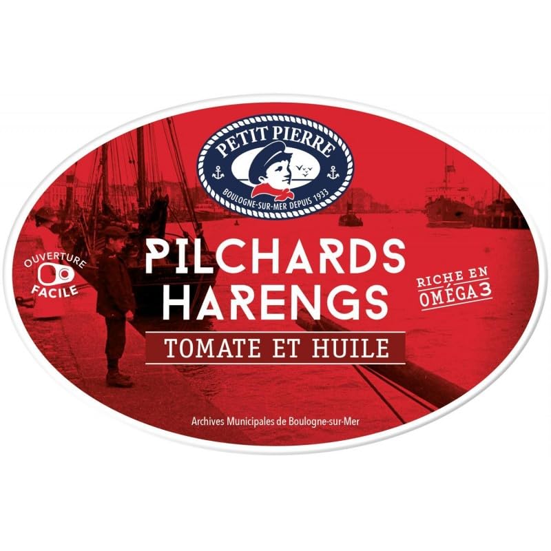 PETIT PIERRE - Pilchards Harengs Tomate Et Huile Msc 367G - Trois Articles