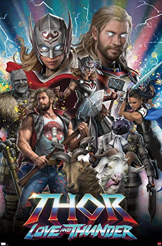 Trends International Marvel Thor: Love and Thunder - Amazing Wall Poster, 22.375" x 34", Unframed Version