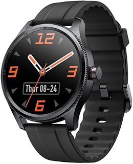 ttec Tempus 35mm TFT Screen Circular Metal Casing Smart Watch, Black
