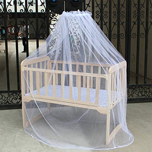 Image of LAVEN Summer Baby Crib Net Baby Room Decoration Netting, Net, Bed Canopy, Breathable Net Indoor Outdoor for Beds, Bassinets, Playpens for Baby, Kids, Girls