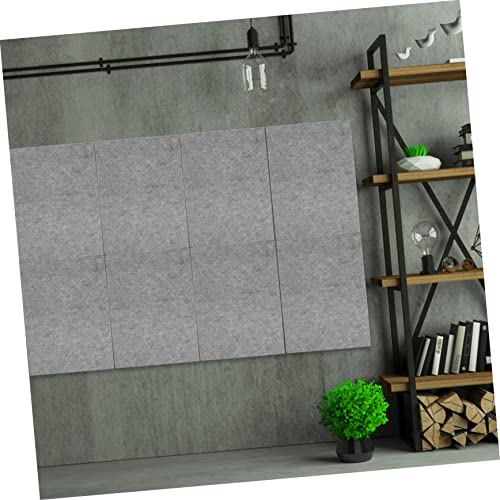 YARNOW 12Pcs paneles acústicos para insonorización con alta densidad y absorción de sonido, fáciles de instalar, aislamiento flexible para grabación, teatros en casa y oficinas miniatura 6