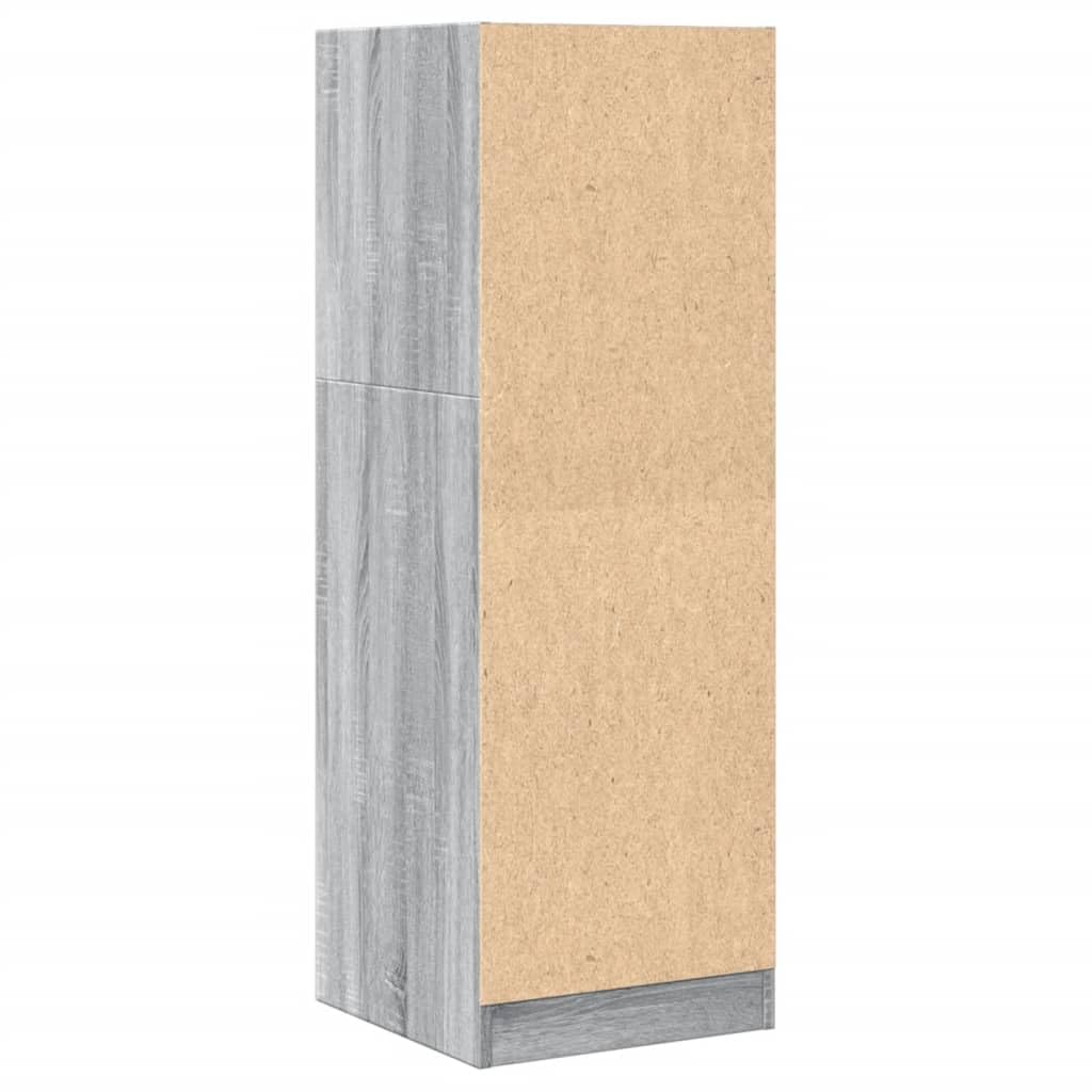 vidaXL Armoire apothicaire Sonoma Gris 40x41x118 cm Bois d'ingénierie, Coffre d'apothicaire, Meuble d'apothicaire, Coffre à tiroirs d'apothicaire