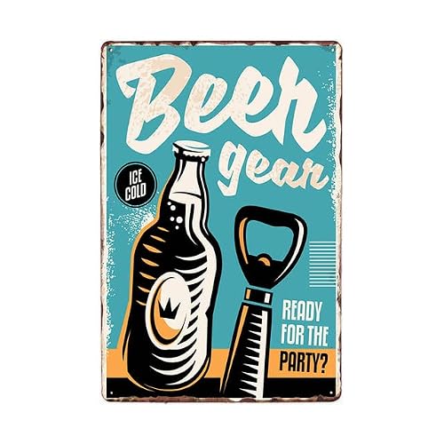 Beer Sign - Metal Tin Sign Retro Vintage Plaque