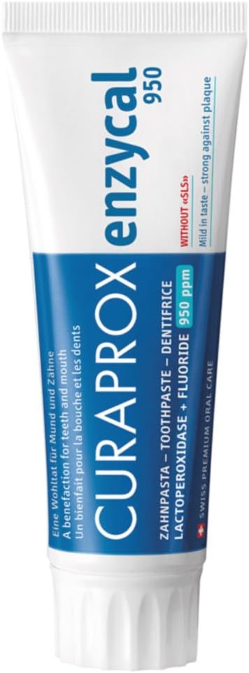 Curaprox Enzycal 950 ppm Toothpaste 75ml (SLS Free)
