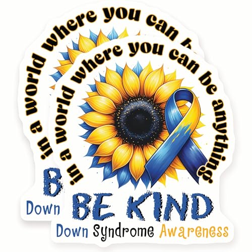 Imanes Decorativos de Conciencia sobre Síndrome de Down - Pack 2 miniatura 1