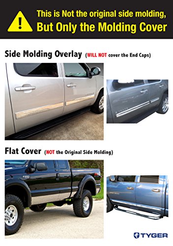 Tyger Auto Made In Usa! Compatible With 2004-2008 Ford F150 Supercab 6.5" Short Bed W/O Fender Flare Rocker Panel 7" Wide 10Pc #TOP3