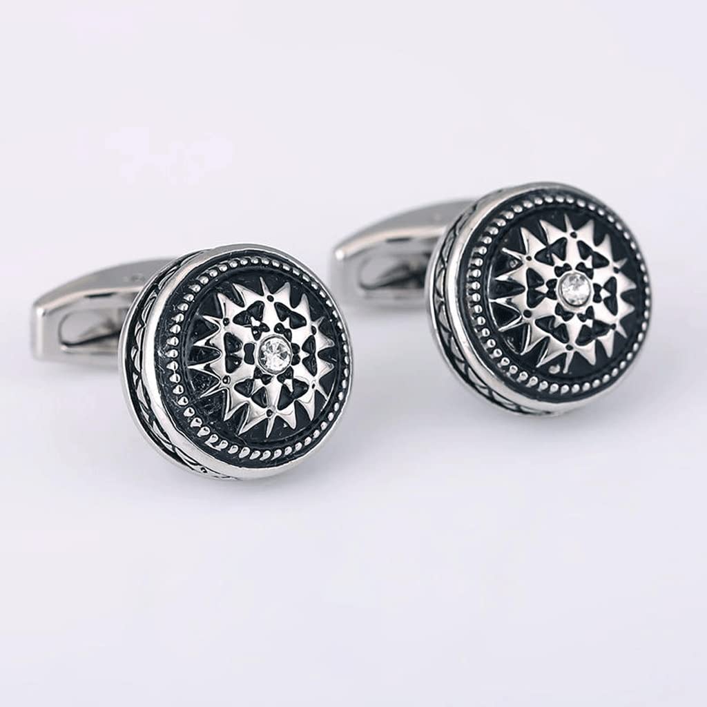 Gemelli da Polso Business Dress Cuff Nail Gemelli da Polso Business da Uomo Bottoni Decorativi