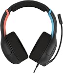 Turtle Beach Airlite Fit Wired Gaming Headset – Officially Licensed for Nintendo Switch 2, Nintendo Switch, Durable, Lightweight, Charcoal Blue/Red