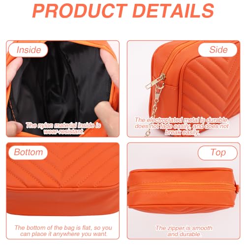 Orange Purse for Women, Small Clutch Crossbody Camera Bags Handbag3