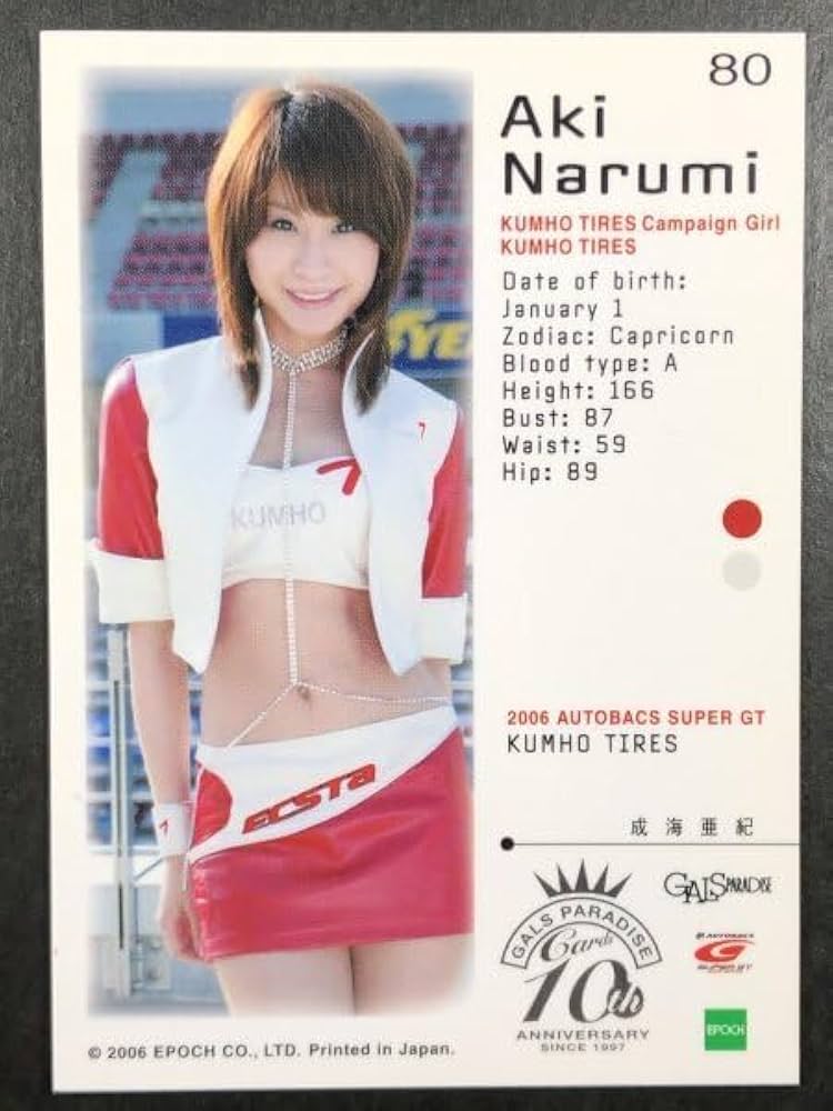 Amazon.co.jp: 成海 亜紀 GALS PARADISE 2006 10th 80