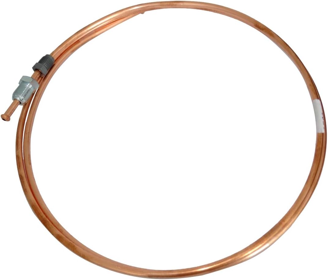 AERZETIX Conduite Frein Cuivre 50cm - Raccords M12x1 & M10x1 - Ø4.76mm - Normes ISO/SAE
