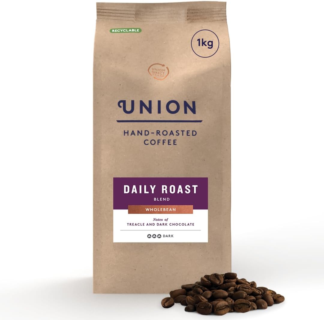 Union Coffee | Daily Roast Coffee Beans | Dark Roast | Pack of 1kg