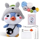 BAGERLA Needle Felting Supplies Kits, Needle Felting Kit Beginner with Instructions and Tools, Felti