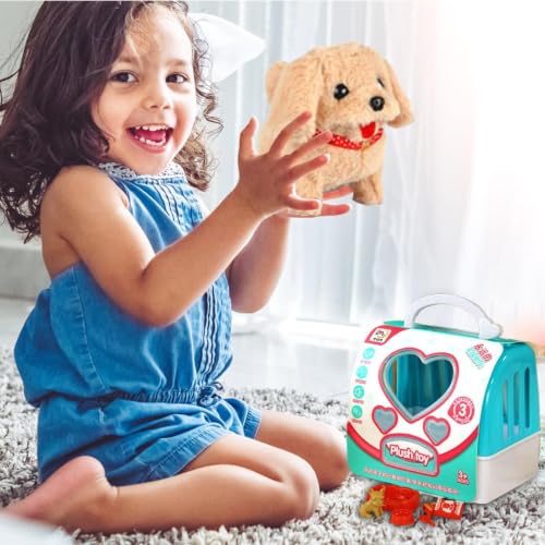 Mascota de peluche abrazable y robot perro interactivo ideal para regalar 6