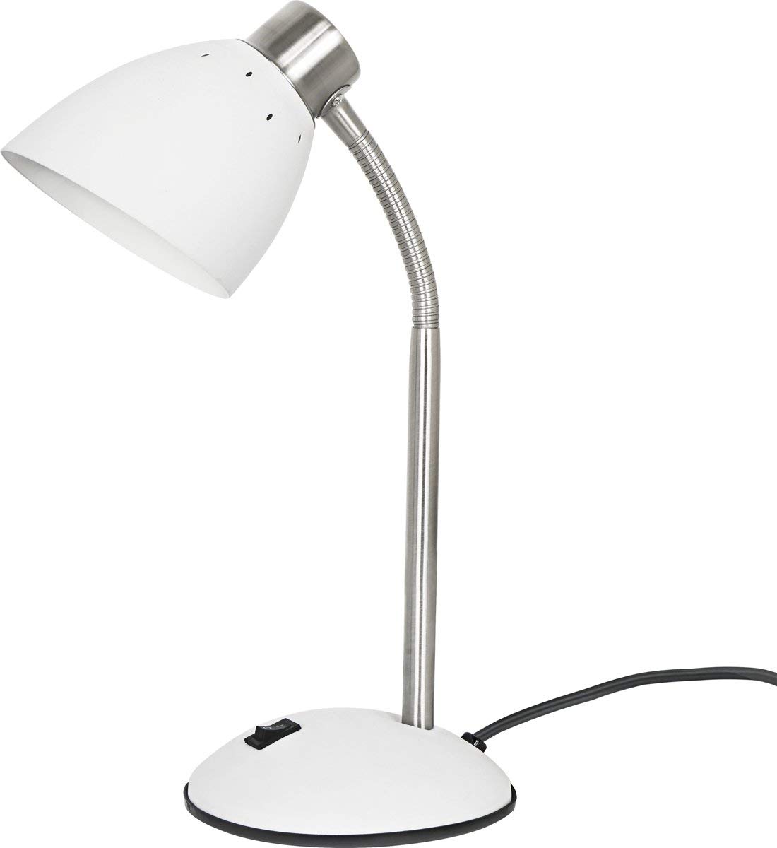 Premier Housewares Luma Flex White Flexi Desk Lamp Amazon.co.uk Lighting