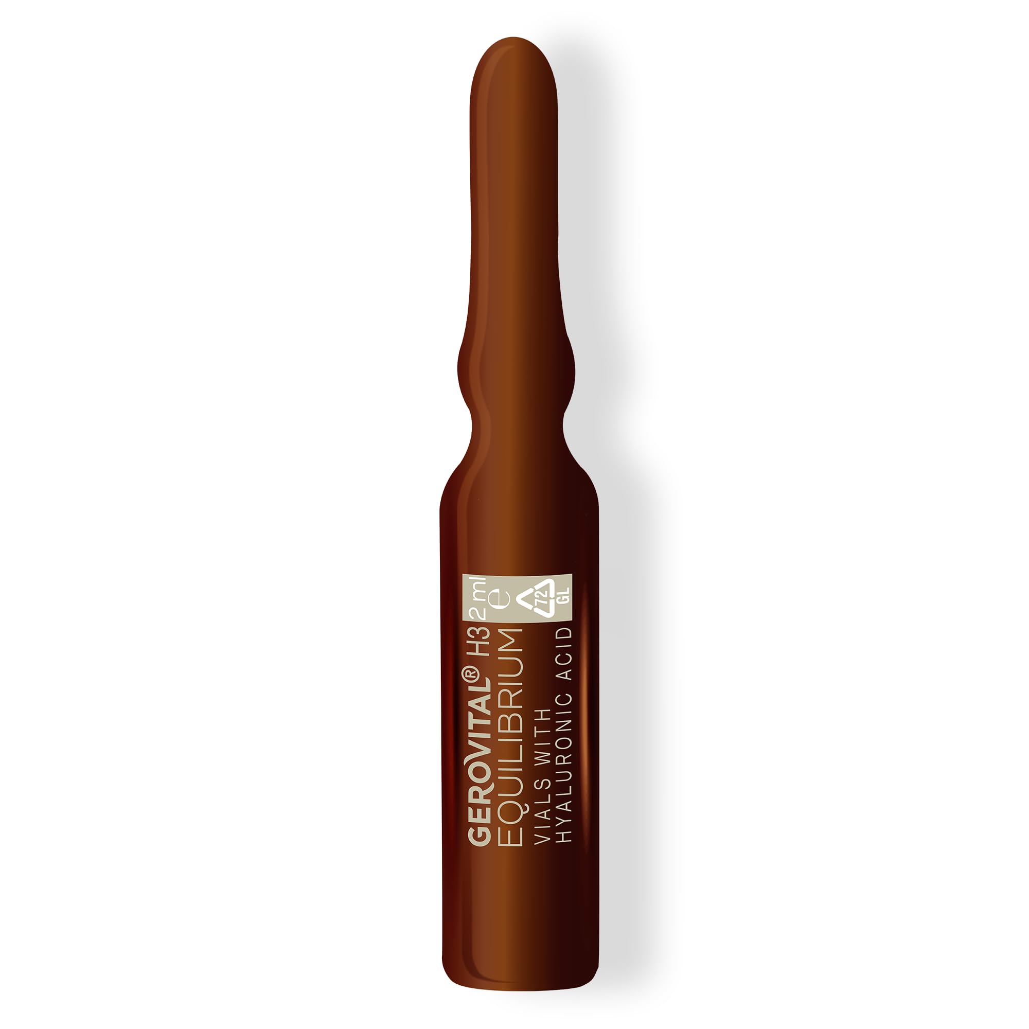 Gerovital H3 Equilibrium Ampollas Ácido Hialurónico 10% 4D + Argireline 5% – Sérum Antiedad Efecto Relleno, Hidratación Profunda, Piel Madura, Mujeres Hombres, 20 × 2 ml
